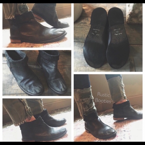 HP🌵Highly Distressed  Rustic Booties &Boot Straps - Picture 5 of 8